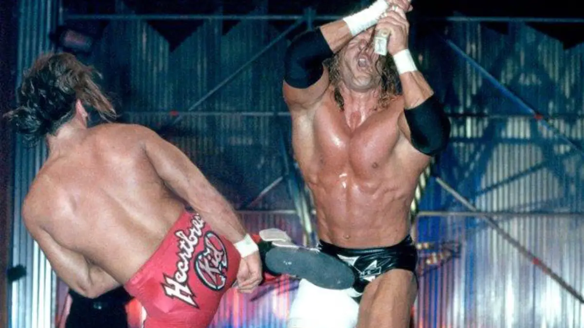 Triple h shawn michaels armageddon 2002